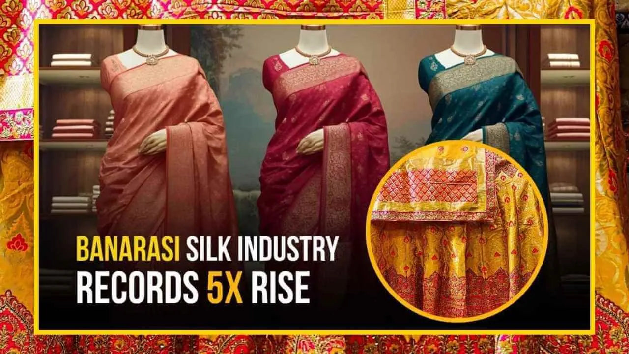 UP: Banarasi Saree Exports Grow 5X Under ODOP Scheme