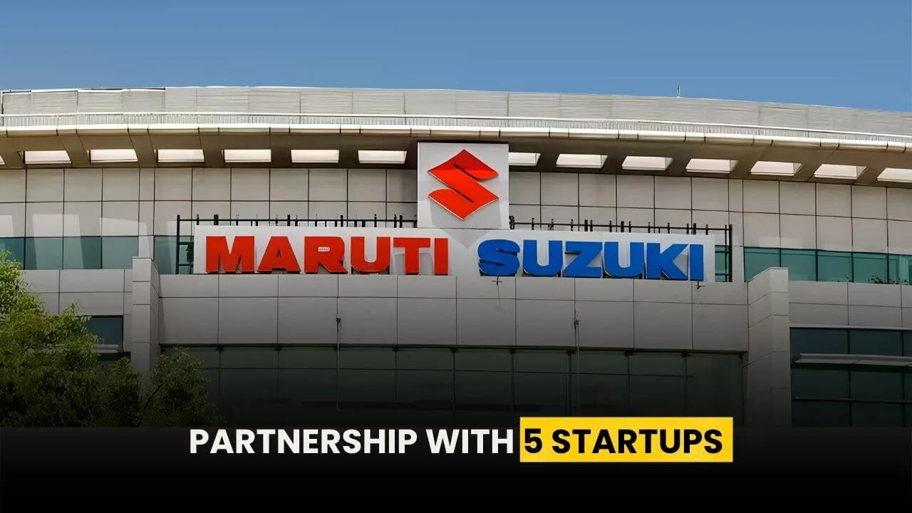 Maruti Suzuki Partners with 5 Tech and Battery Startups