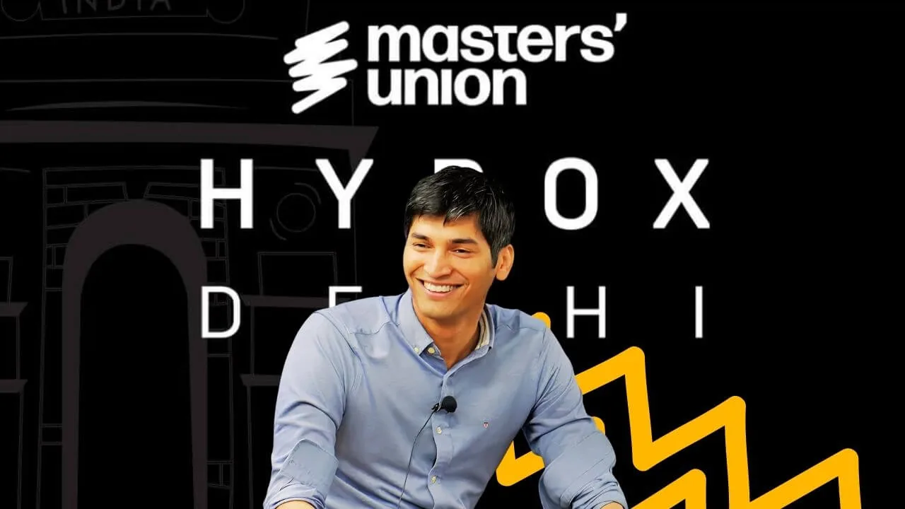 Masters’ Union Partners with HYROX as India Title Sponsor