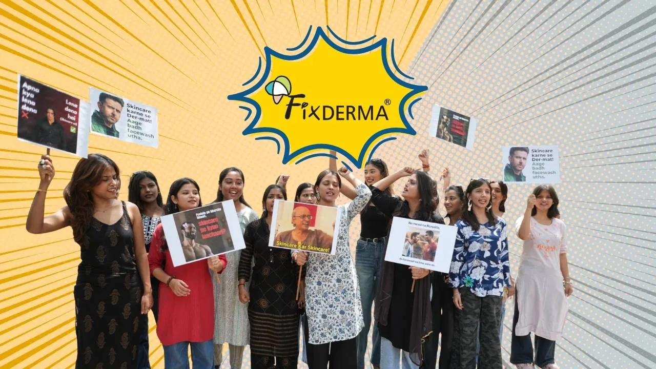 Fixderma men’s skincare janta party marketing campaign.